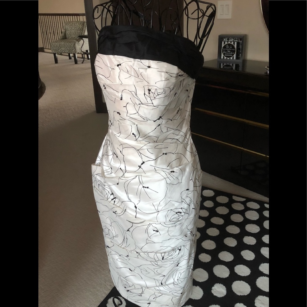 Ian Stuart Strapless Dress/ matching bolero jacket